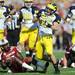 Michigan linebacker Joe Bolden celebrates a tackle in the second quarter of the Outback Bowl at Raymond James Stadium in Tampa, Fla. on Tuesday, Jan. 1. Melanie Maxwell I AnnArbor.com
